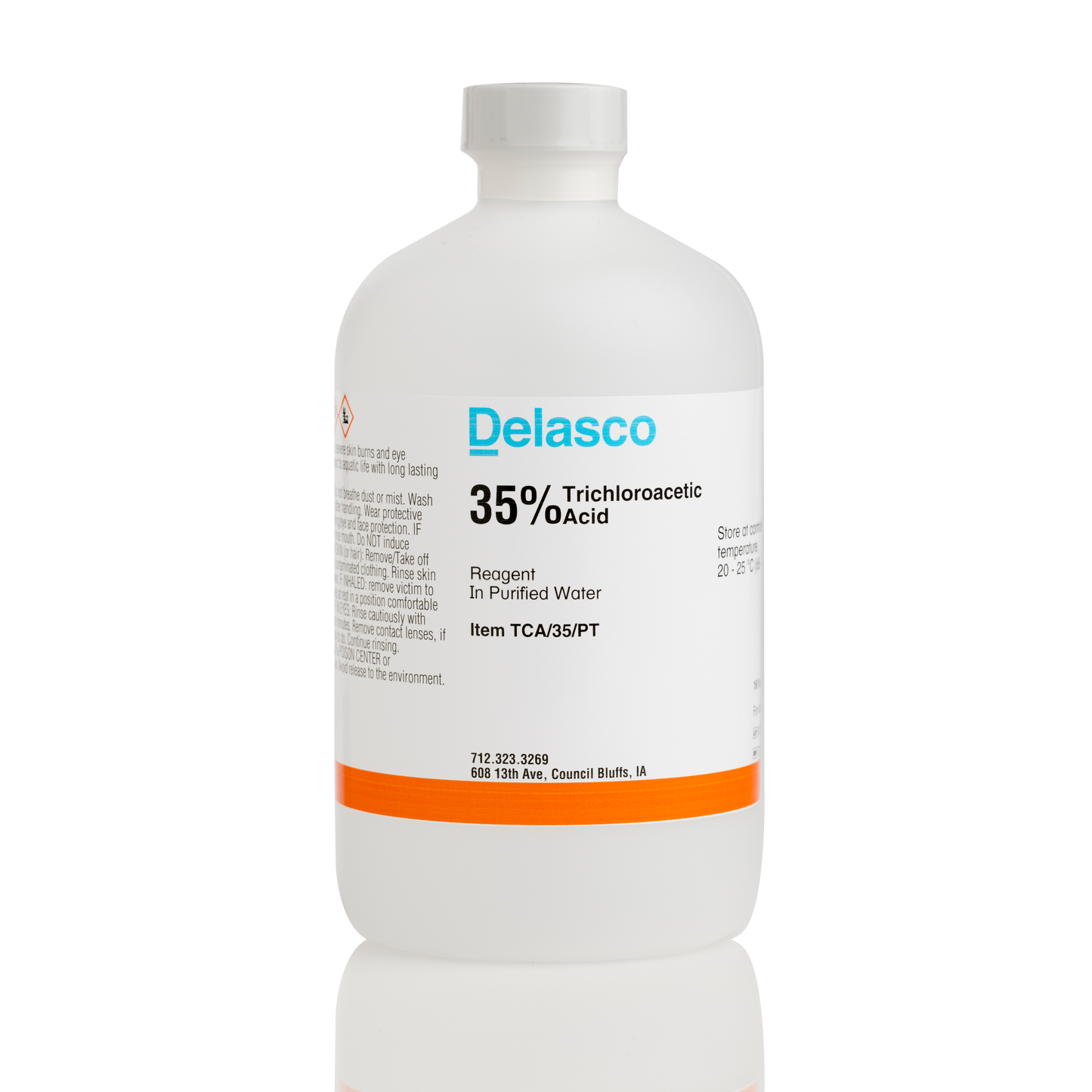 Delasco TCA/35/PT Trichloroacetic Acid 35% pint
