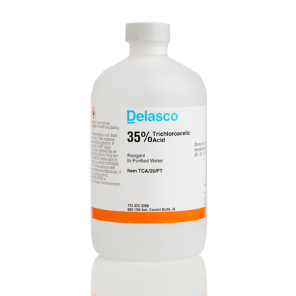 Delasco TCA/35/PT Trichloroacetic Acid 35% pint