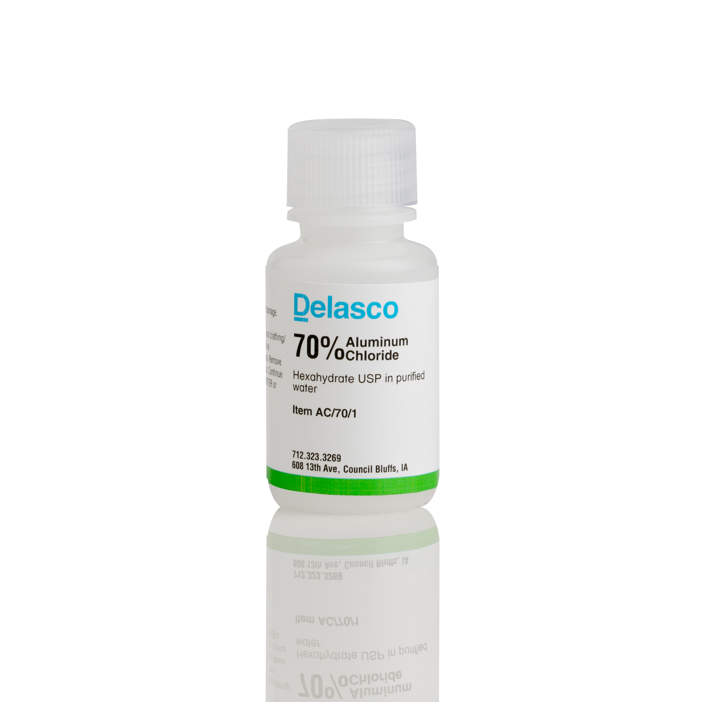 Delasco AC/70/1 Aluminum Chloride 70% in Water 1 oz