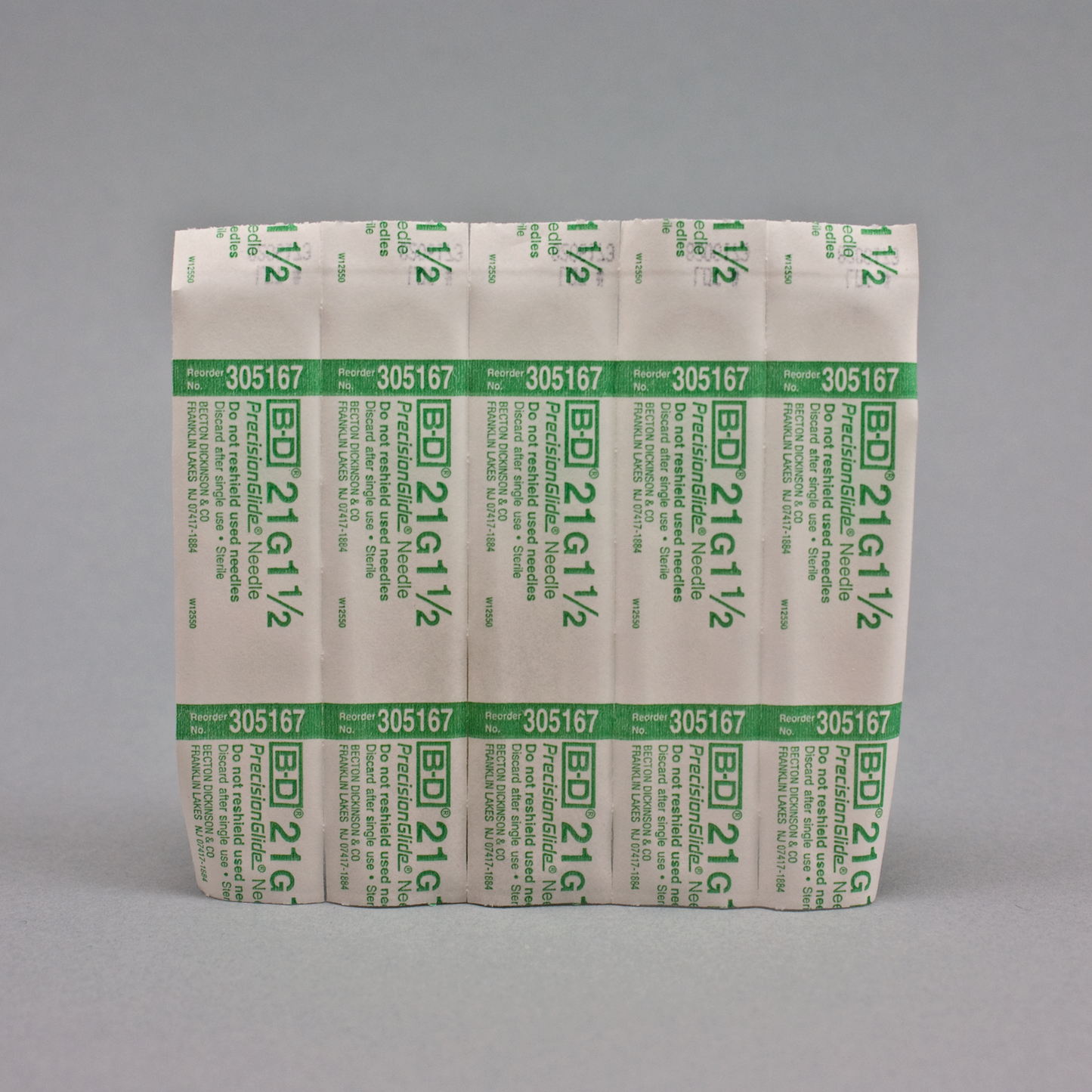 BD 305167 PrecisionGlide 21 G x 1 1/2 in. Needle