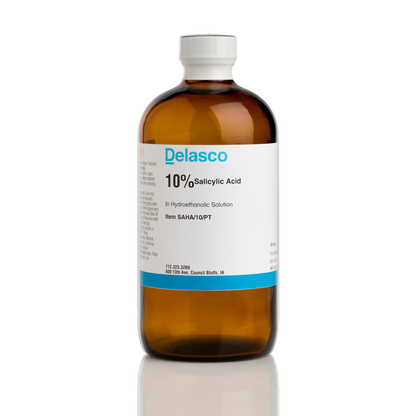 Delasco SAHA/10/PT Salicylic Acid 10% in Hydroethanolic Solution pint
