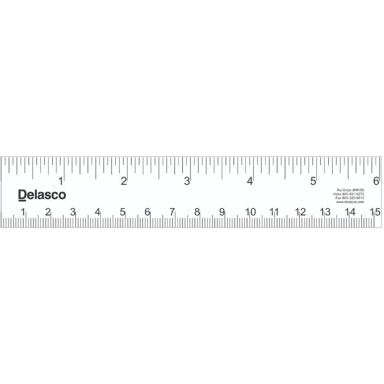 Delasco RP/50 Disposable Paper Ruler