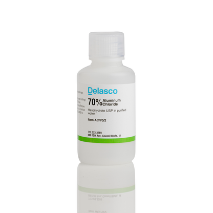 Delasco AC/70/2 Aluminum Chloride 70% in Water 2 oz