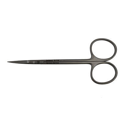 Delasco S-114 Iris Scissors 4 in Curved 20mm Sharp/Sharp