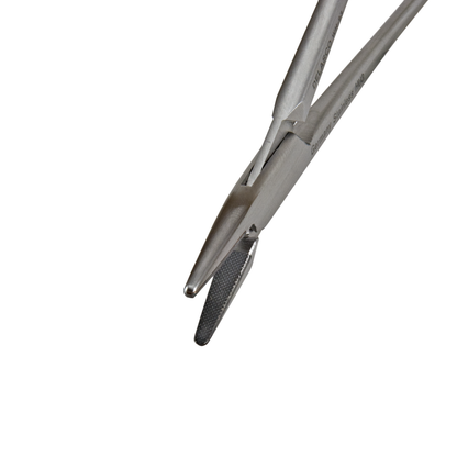 Delasco WH-93 Halsey needle holder, fine serrations, tungsten carbide