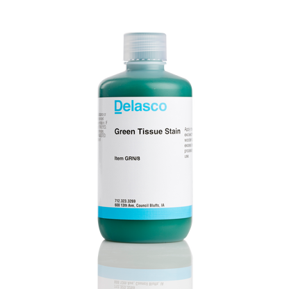 Delasco GRN/8 Green Tissue Stain 8 oz