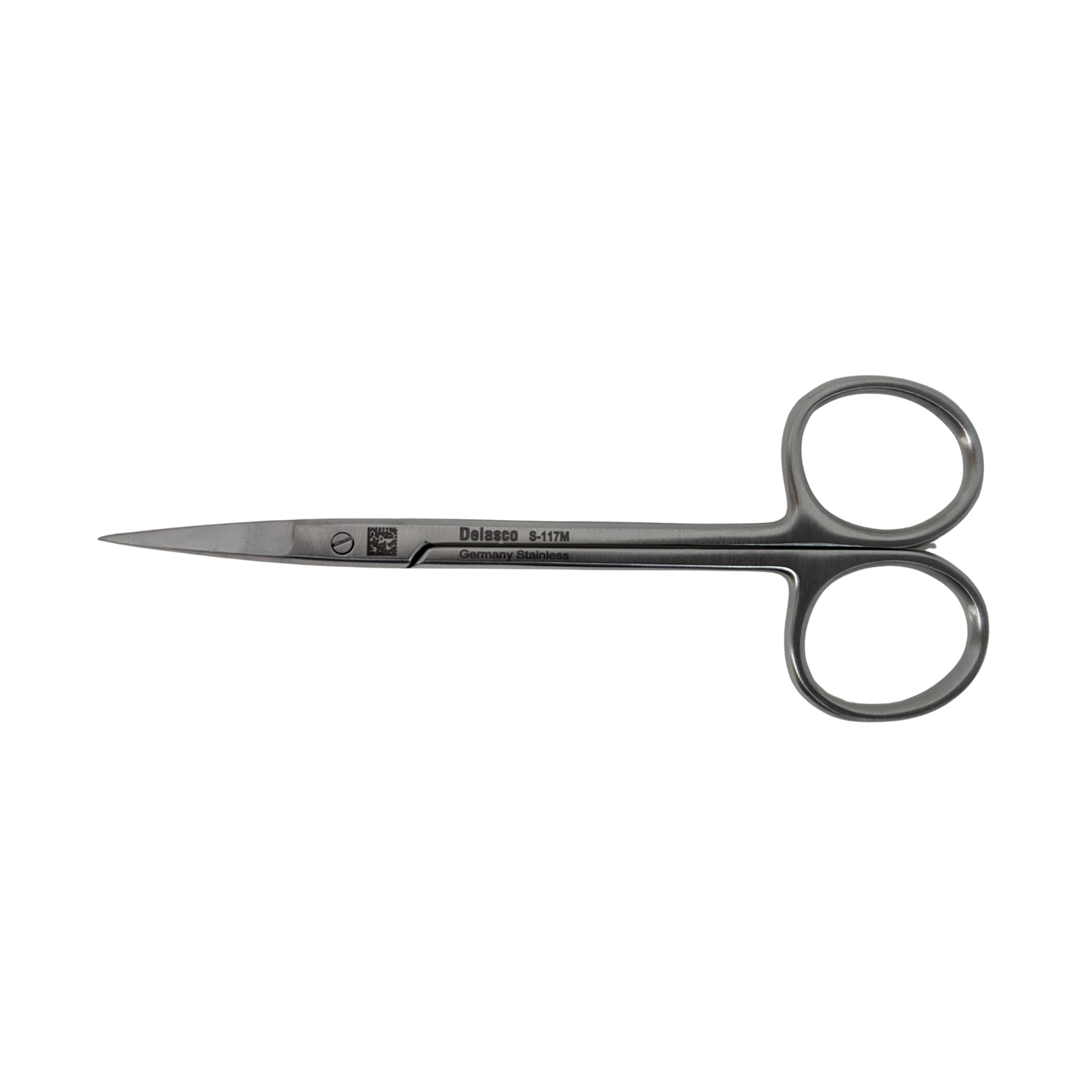 Delasco S-117M Dextra Iris Scissors 4 1/2" , Straight, Sharp/Sharp Tips
