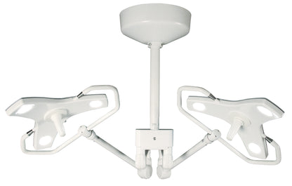 Burton Medical OPLEDDC Outpatient LED Exam Light, 110 Volt, Double Ceiling Mount
