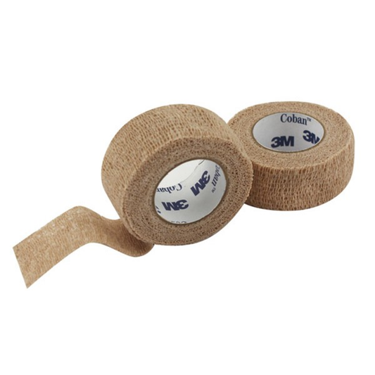 3M Coban 1581B Self-Adherent Wrap, Tan, 1" x 5 yds, Case of 30