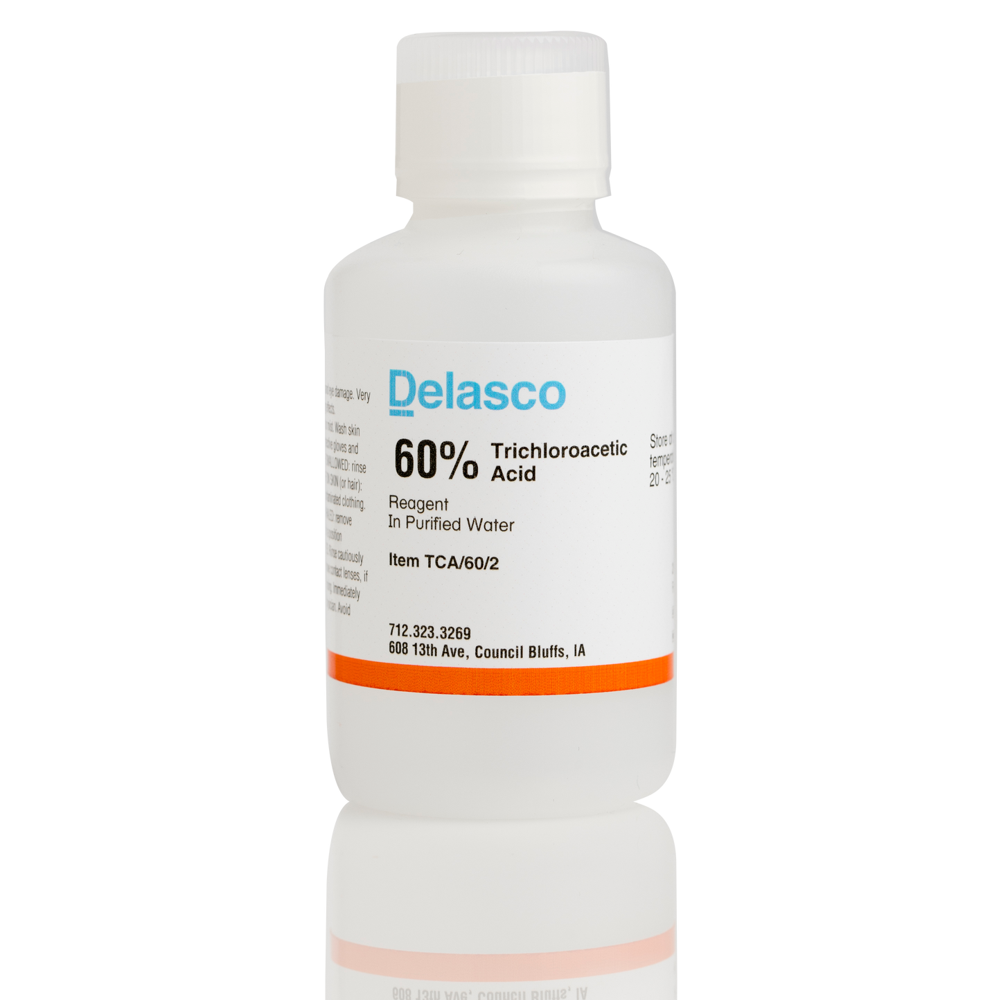 Delasco TCA/60/2 Trichloroacetic Acid 60% 2 oz