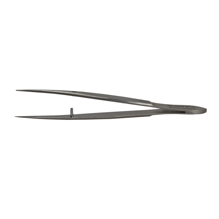 Delasco SF-17 Splinter Forceps, 3 1/2", Serrated