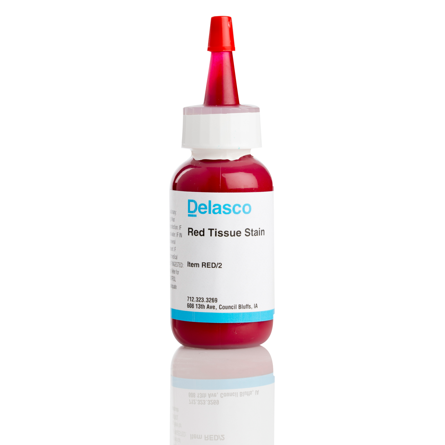 Delasco RED/2 Red Tissue Stain 1 oz