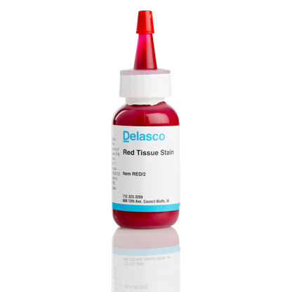 Delasco RED/2 Red Tissue Stain 1 oz