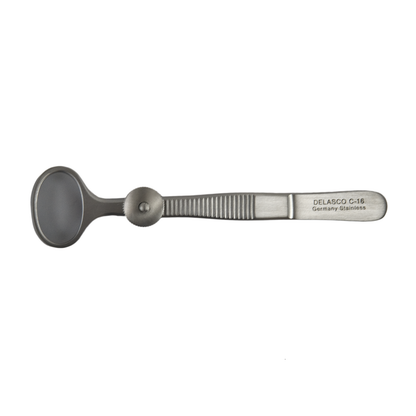 Delasco C-16 Chalazion Forceps 3.5 in Straight 11mm X 17mm