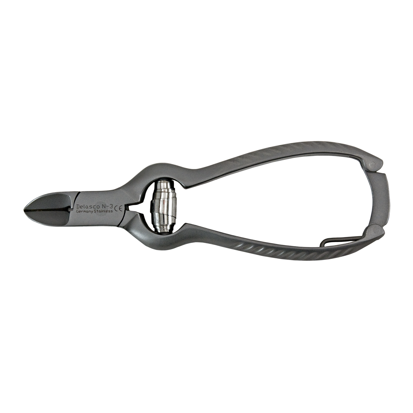 Delasco N-3 Nail Nipper 5 1/2", Concave Jaws, Barrel Spring, Stainless Steel