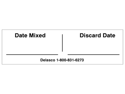 Delasco MD Mix Date and Discard Date Labels, Roll of 250