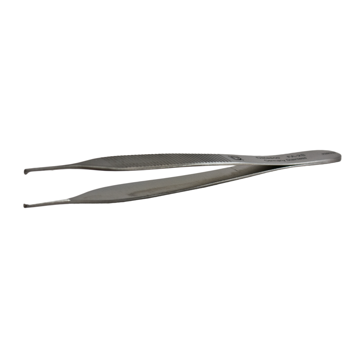 Delasco FA-2S Adson Forceps 4.75 in Straight 1.5mm 1x2 Teeth, Serrated