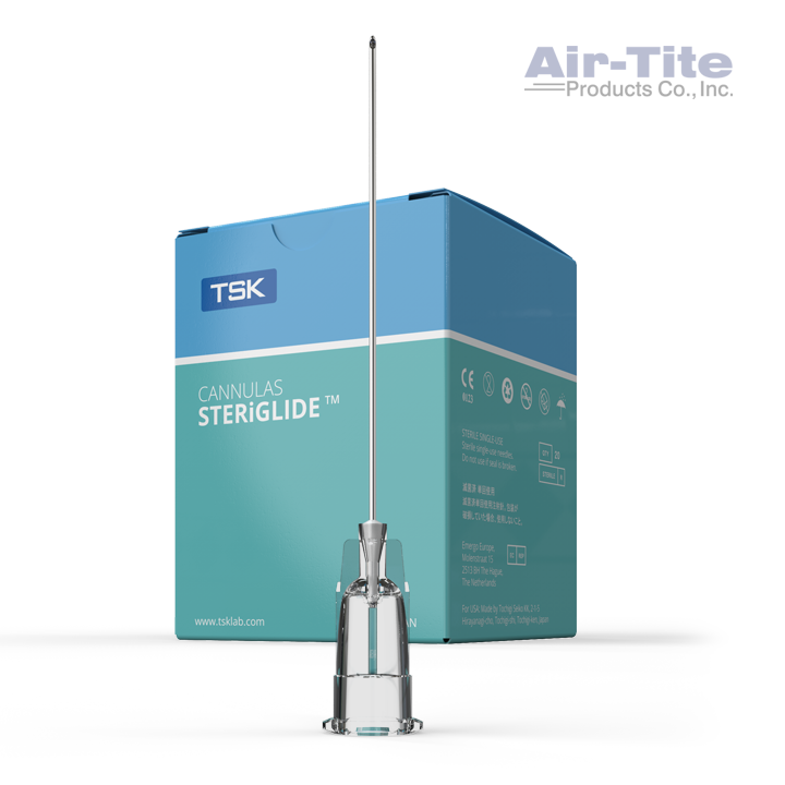 TSK STERiGLIDE SGC-25038-020 25 G x 1 1/2 in. Aesthetic Closed Tip Blunt Bevel Ultra-thin Wall Cannula