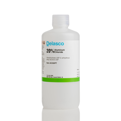 Delasco AC/20/PT Aluminum Chloride 20% in Ethanol pint