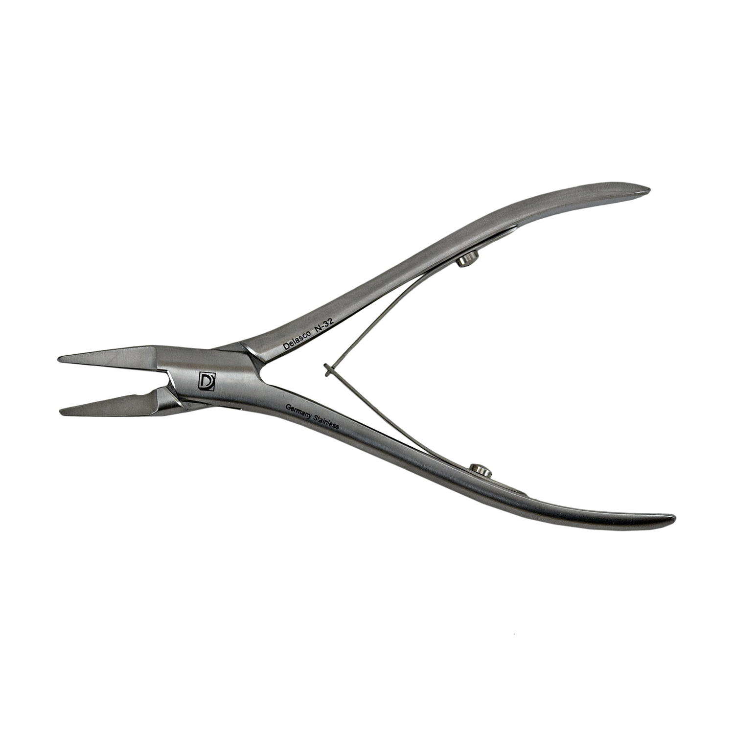 Delasco N-32 Nail Splitting Forceps, Straight 5" 15mm tip