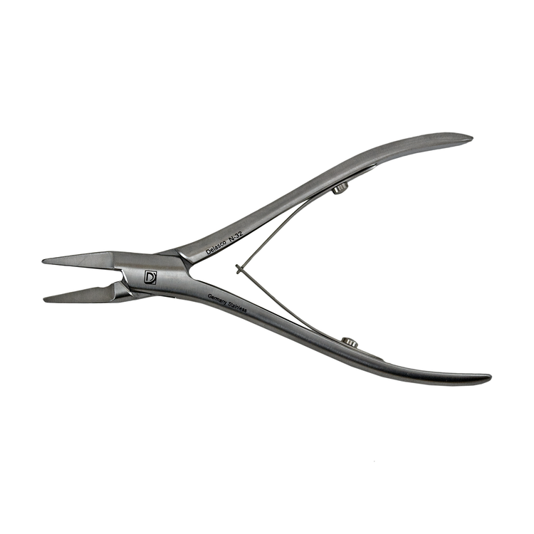 Delasco N-32 Nail Splitting Forceps, Straight 5" 15mm tip