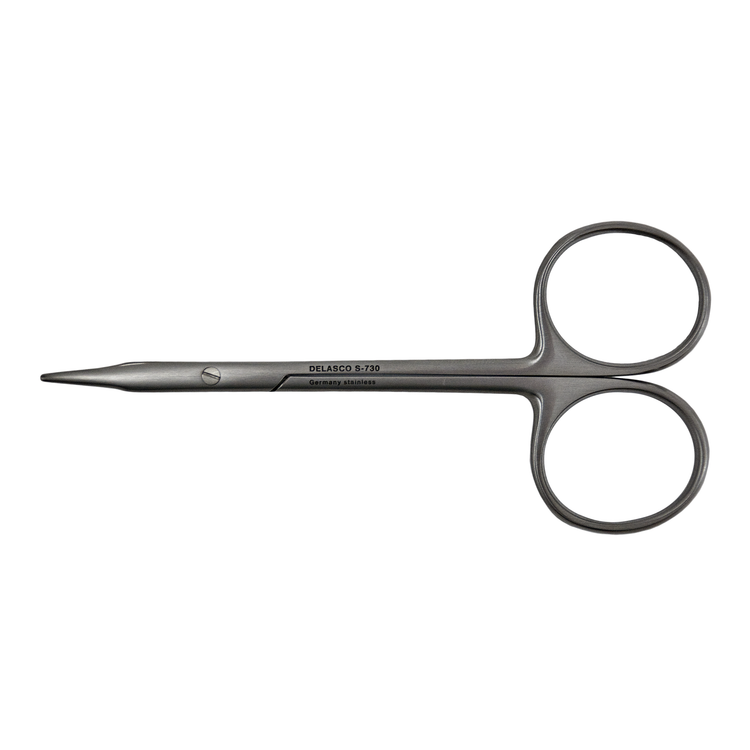 Delasco S-730 Stevens Scissors 4.25 in Straight 20mm Blunt/Blunt
