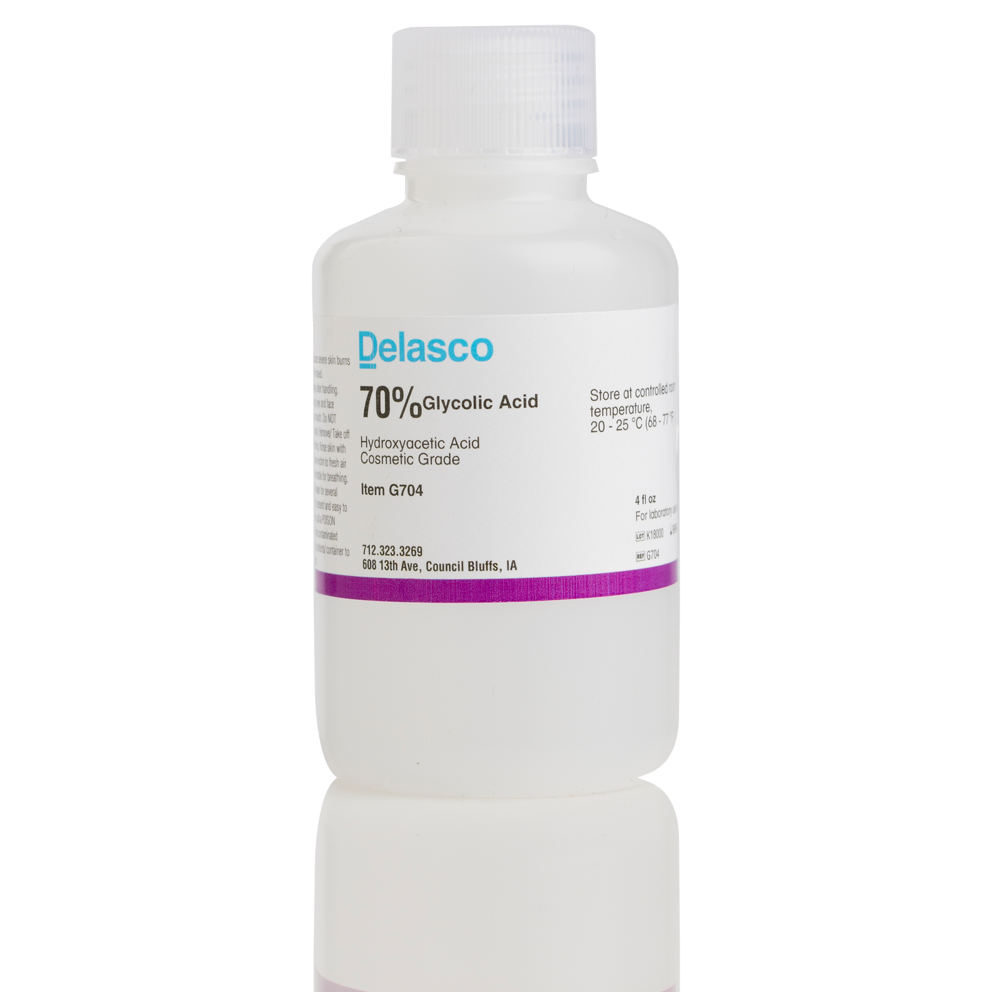 Delasco G704 Glycolic Acid 70% 4 oz