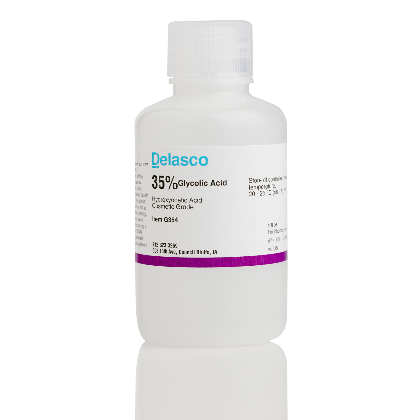 Delasco G354 Glycolic Acid 35% 4 oz