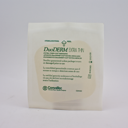 DuoDERM 197955 Hydrocolloid Dressing, Extra Thin, 4" X 4", Square, Sterile