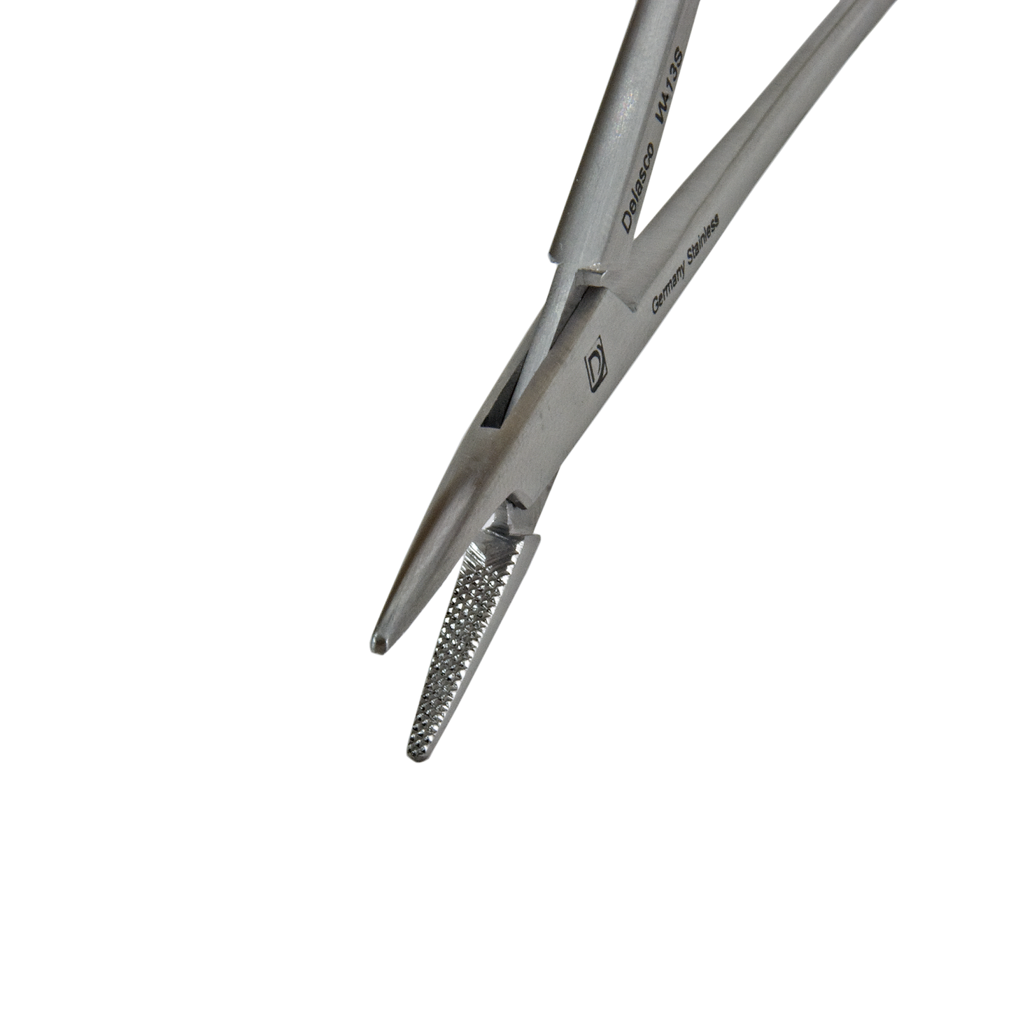 Delasco W-13S Webster Needle Holder 5 in Straight, Serrated
