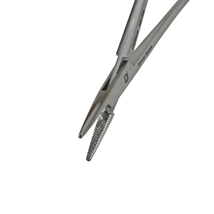 Delasco W-13S Webster Needle Holder 5 in Straight, Serrated
