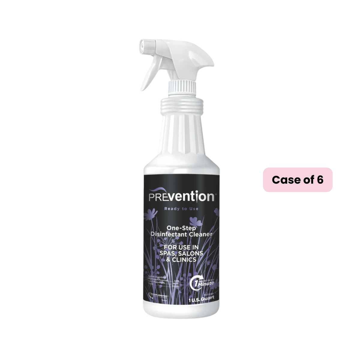 Prevention Ready-To-Use One Step Disinfectant Cleaner, Case of 6 x 32 oz
