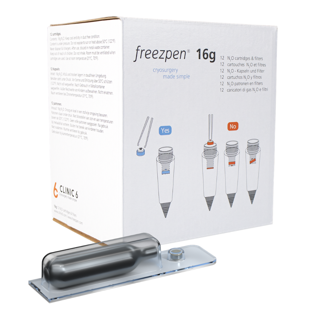 FreezePen Replacemet N20 Cartridges, Box/12, 16g