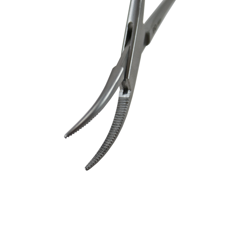 Delasco H-152 Halsted Hemostat, 3 3/4", Curved