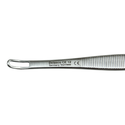 Delasco CE-12 Schamberg comedone extractor, regular, 1 pinched end, 1 squared end