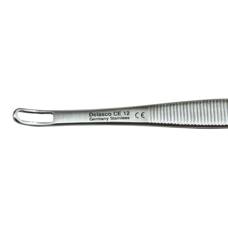 Delasco CE-12 Schamberg comedone extractor, regular, 1 pinched end, 1 squared end