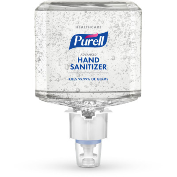 Purell 5063-02 Healthcare Advanced Hand Sanitizer Gel Refill for ES4 Dispenser, 1200 ml, 2/case