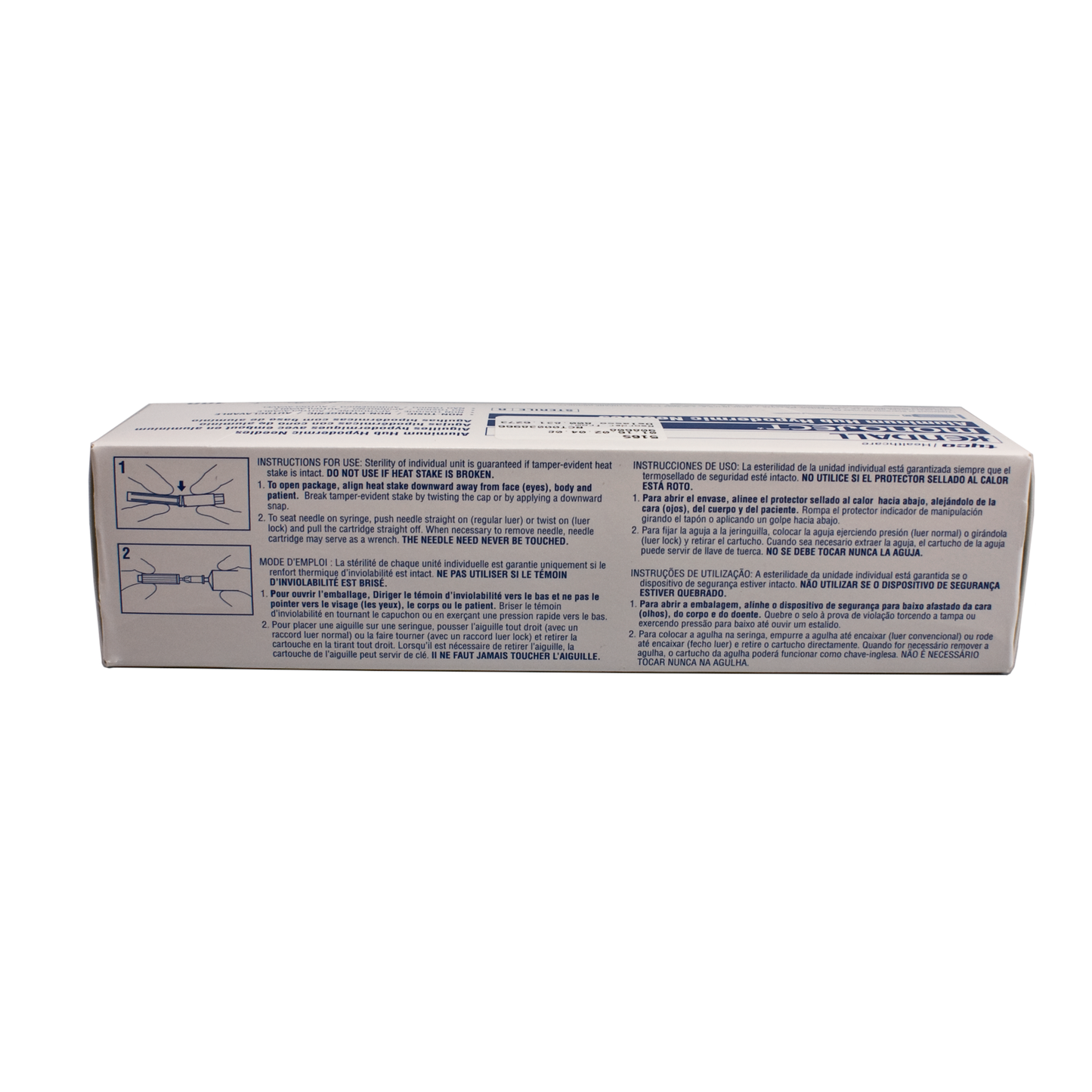 Monoject 27 G x 1/2 in. Rigid Pack Hypodermic Standard Needle