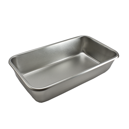 Stainless Steel Tray & Cover, 8 7/8" L x 5" W x 2" D