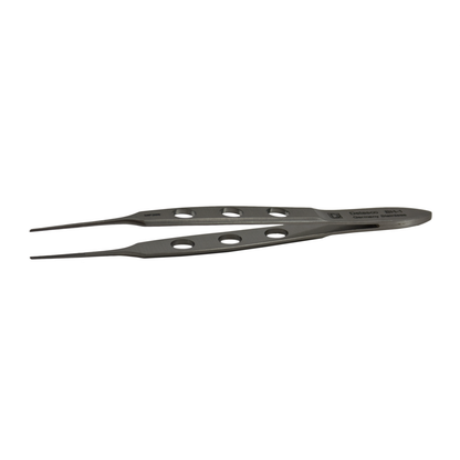 Delasco BH-1 Bishop Harmon Forceps 3.375 in Straight 0.8mm Serrated