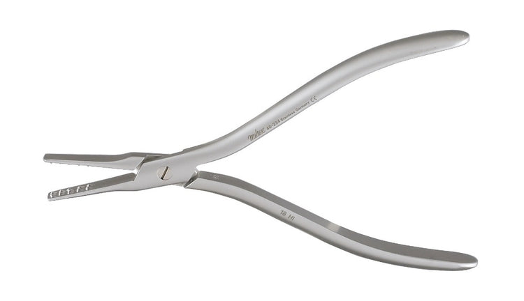 Miltex Platypus Nail Pulling Forceps 5.5 in, Straight, 6mm Wide Jaw