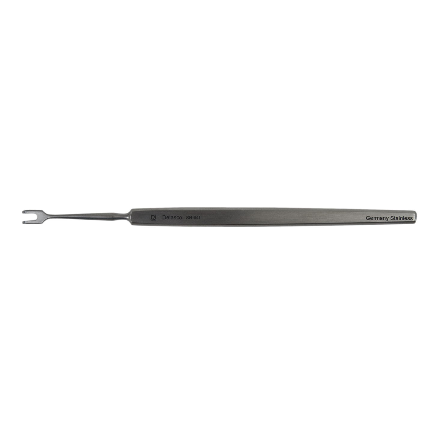 Delasco SH-641 Rollet Skin Hook 5 in Straight Hook 2.25mm Dia. X 2.75mm Wide 2 Prong, Sharp