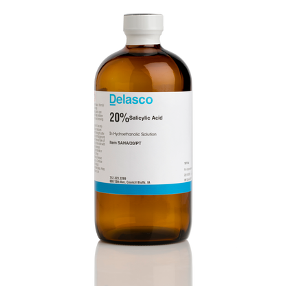 Delasco SAHA/20/PT Salicylic Acid 20% in Hydroethanolic Solution pint