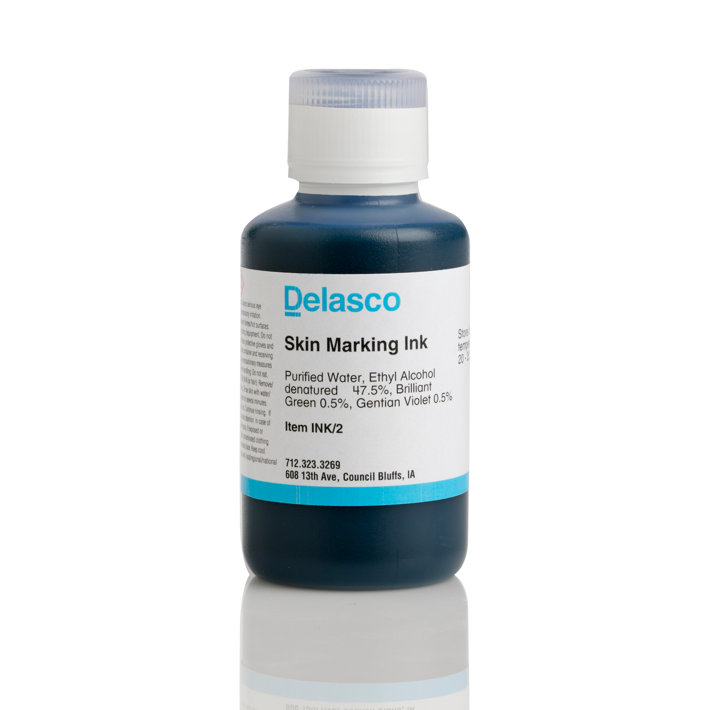 Delasco INK/2 Delasco Skin Marking Ink 2 oz