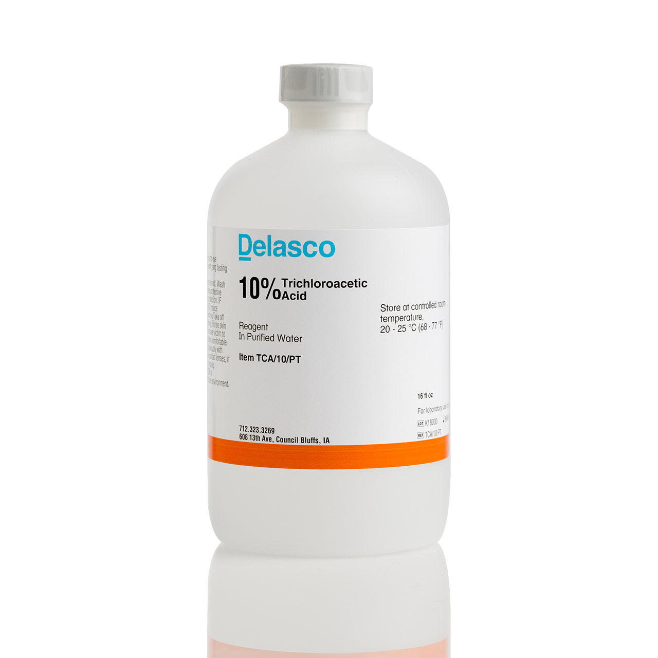 Delasco TCA/10/PT Trichloroacetic Acid 10% pint