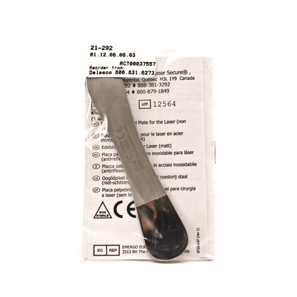Oculo-Plastik 21-292 Jaeger Stainless Steel Lid Plate