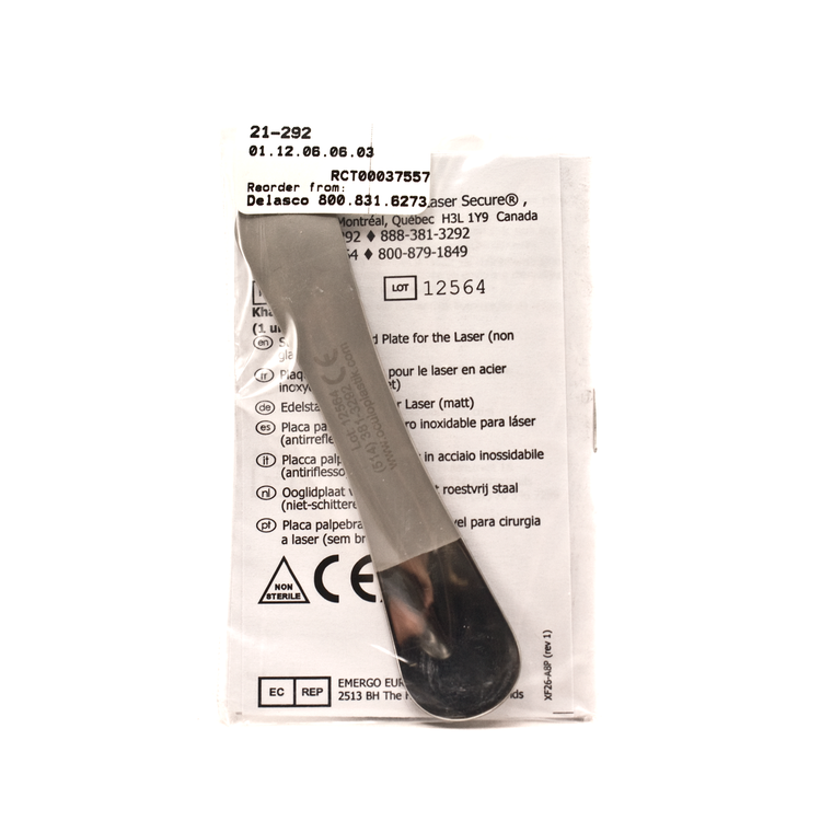 Oculo-Plastik 21-292 Jaeger Stainless Steel Lid Plate