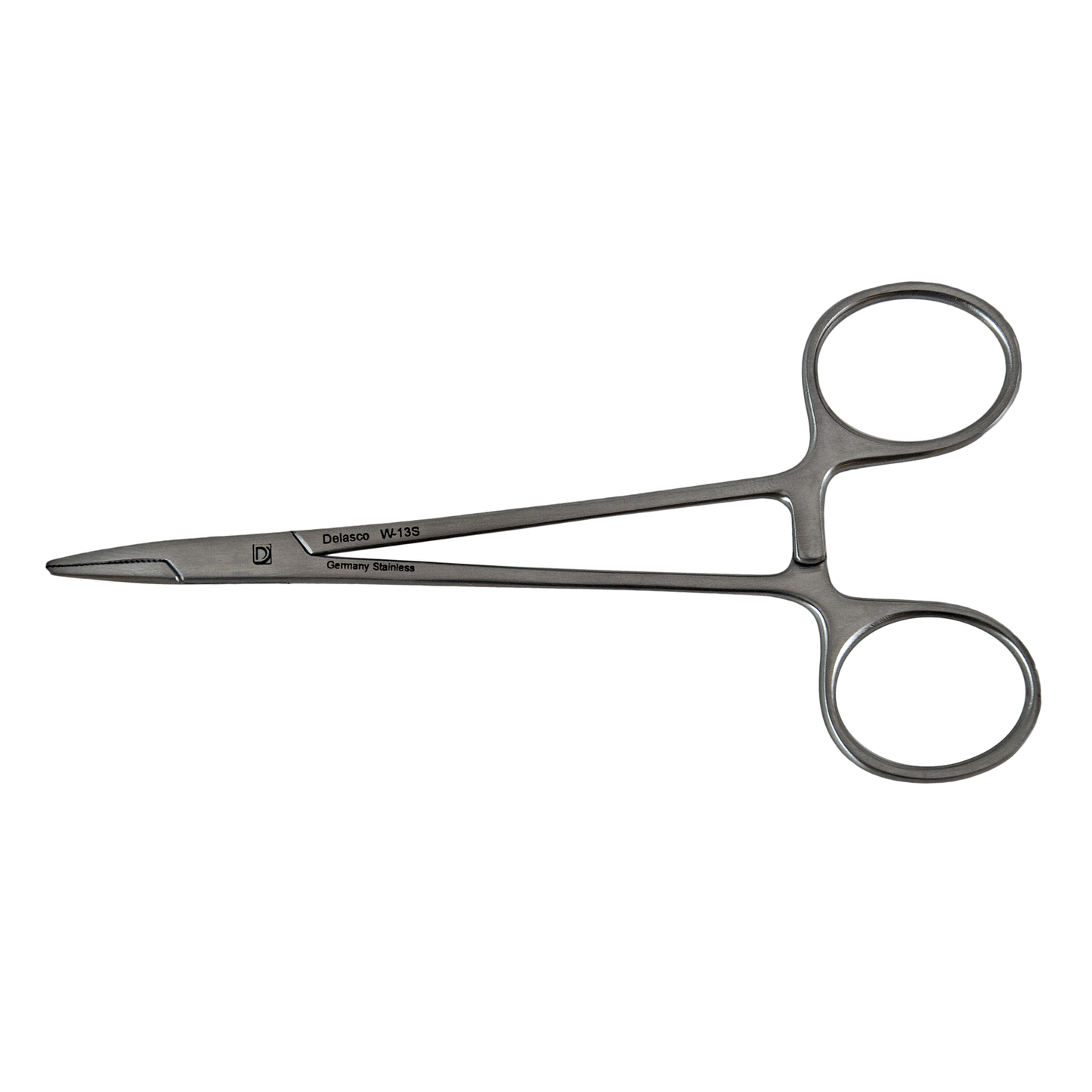 Delasco W-13S Webster Needle Holder 5 in Straight, Serrated