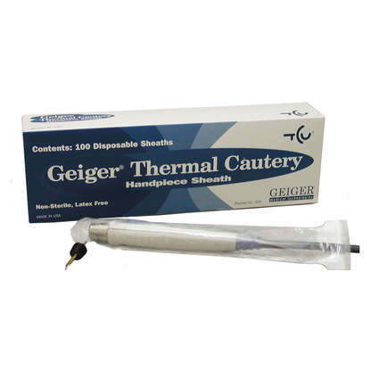 Geiger 220 TCU Disposable Handpiece Sheaths, Dispenser Box of 100