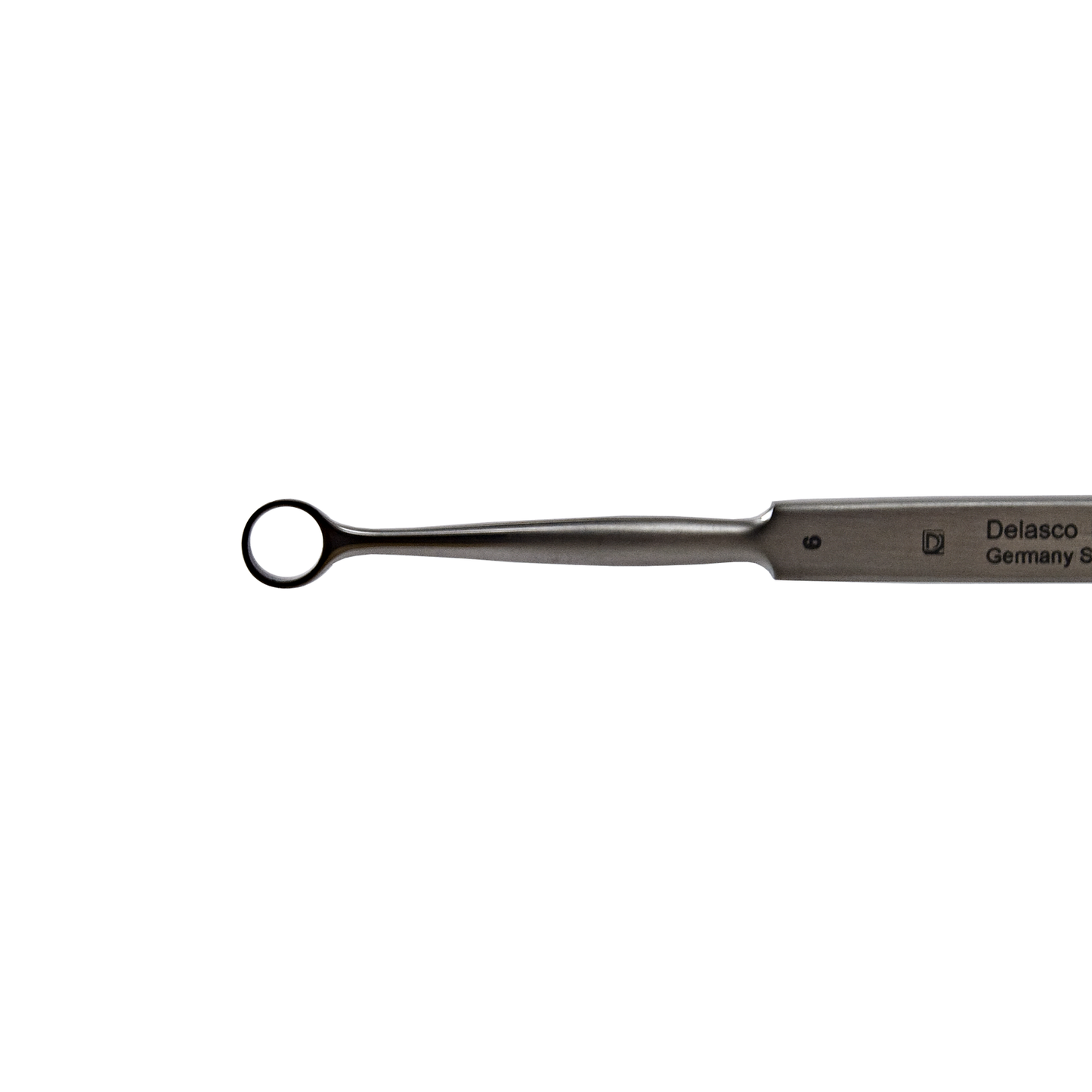 Delasco FCR-6 Fox Curette 5.5 in Straight 6mm Round